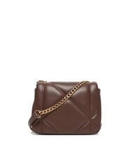 LOVE MOSCHINO EMBOSSED Mini-Umhängetasche Schokolade - Damentaschen - 3