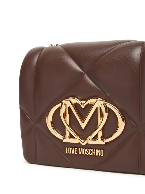 EMBOSSED Mini-Umhängetasche Schokolade - Damentaschen