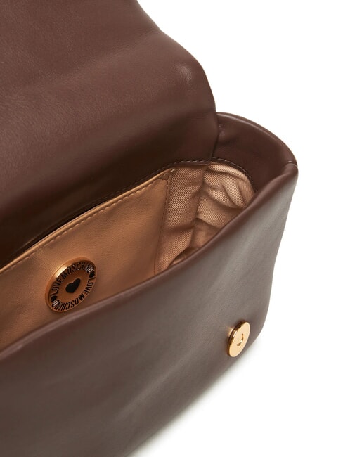 EMBOSSED Mini-Umhängetasche Schokolade - Damentaschen