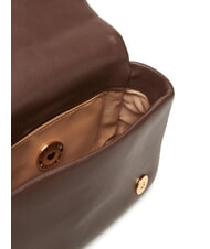 LOVE MOSCHINO EMBOSSED Mini-Umhängetasche Schokolade - Damentaschen - 6