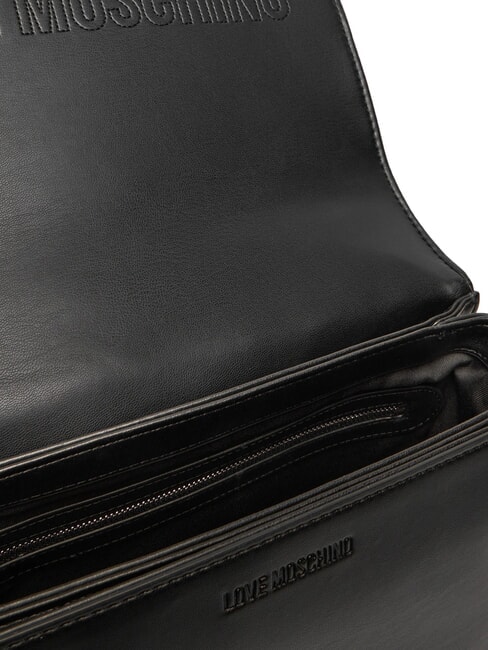 QUILTED Umhängetasche mit Doppelfunktion Schwarz Schwarz - Damentaschen