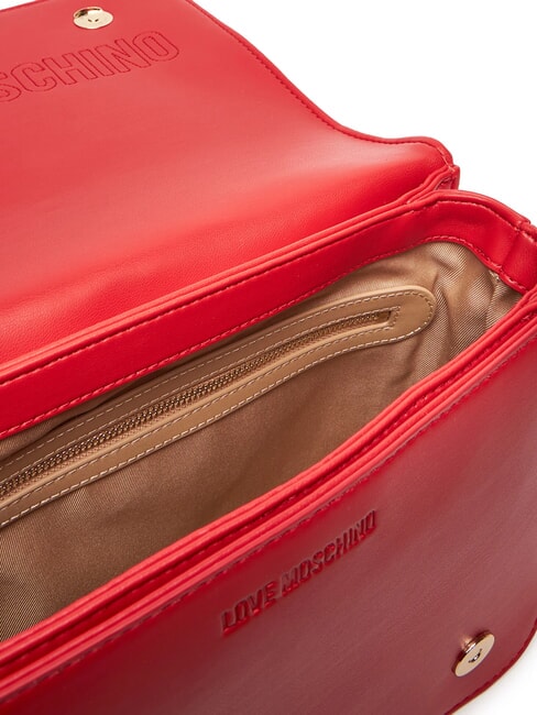 QUILTED Umhängetasche mit Doppelfunktion ROT - Damentaschen