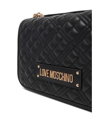 LOVE MOSCHINO QUILTED Umhängetasche mit Doppelfunktion Schwarz - Damentaschen - 4