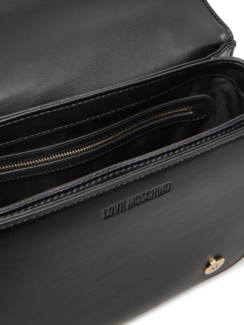 QUILTED Umhängetasche mit Doppelfunktion Schwarz - Damentaschen