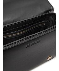 LOVE MOSCHINO QUILTED Umhängetasche mit Doppelfunktion Schwarz - Damentaschen - 5