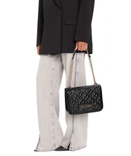 LOVE MOSCHINO QUILTED Umhängetasche mit Doppelfunktion Schwarz - Damentaschen - 6
