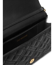 LOVE MOSCHINO SMART DAILY Clutch mit Metall-Schultergurt Schwarz - Damentaschen - 6