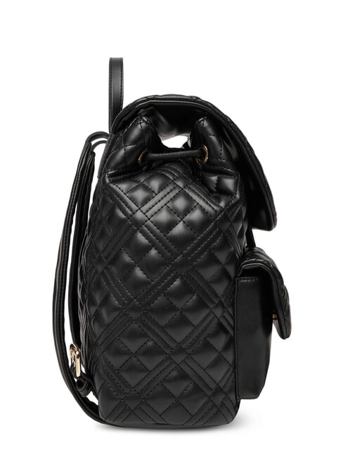 QUILTED Rucksack mit zwei Taschen Schwarz - Damentaschen
