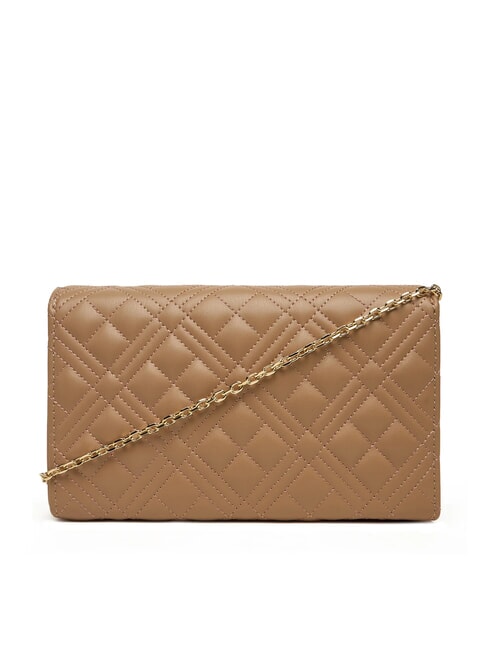 SMART DAILY Clutch mit Metall-Schultergurt Beige - Damentaschen
