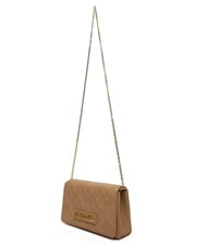 LOVE MOSCHINO SMART DAILY Clutch mit Metall-Schultergurt Beige - Damentaschen - 3