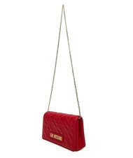LOVE MOSCHINO SMART DAILY Clutch mit Metall-Schultergurt ROT - Damentaschen - 3