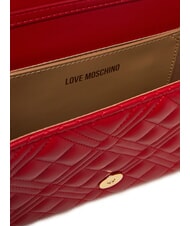 LOVE MOSCHINO SMART DAILY Clutch mit Metall-Schultergurt ROT - Damentaschen - 6