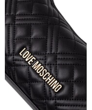 LOVE MOSCHINO QUILTED Umhängetasche Schwarz - Damentaschen - 4