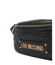 LOVE MOSCHINO QUILTED Umhängetasche Schwarz - Damentaschen - 4