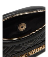 LOVE MOSCHINO QUILTED Umhängetasche Schwarz - Damentaschen - 5