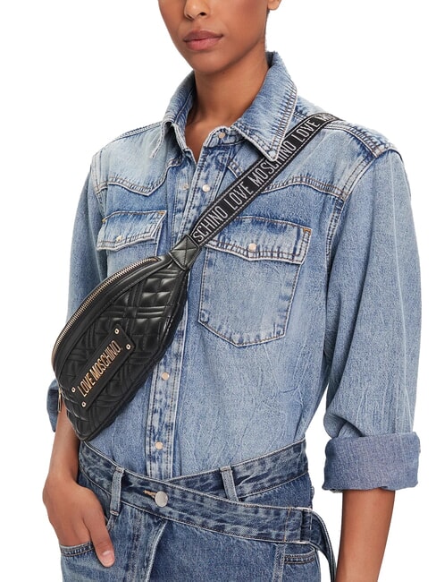 QUILTED Umhängetasche Schwarz - Damentaschen