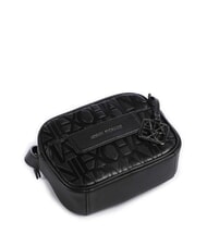 ARMANI EXCHANGE LIZ PEBBLE Kameratasche mit geprägtem Logo Schwarz - Damentaschen - 6