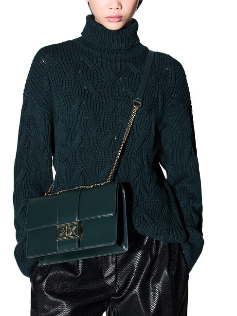 JODIE Mittelgroße, wandelbare Tasche grün schlagen - Damentaschen