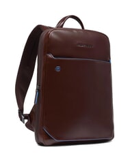PIQUADRO BLUE SQUARE 14" Laptop-Rucksack aus Leder MAHAGONI - PC-Rucksäcke - 2