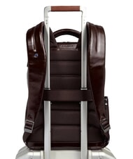 PIQUADRO BLUE SQUARE Fast-Check 14" Laptop-Rucksack MAHAGONI - PC-Rucksäcke - 3