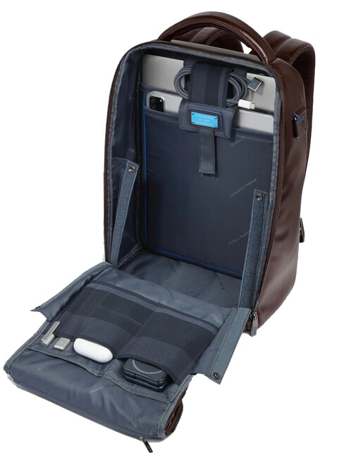 BLUE SQUARE Fast-Check 14" Laptop-Rucksack MAHAGONI - PC-Rucksäcke
