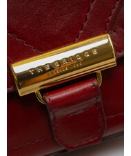THE BRIDGE BENEDETTA  Mini-Umh&auml;ngetasche aus Leder Chianti / Bordeaux / Gold - Damentaschen - 3