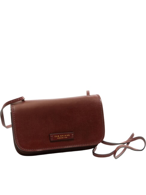 RUSTICI Umh&auml;ngetasche aus Leder muss abk. Gold - Damentaschen