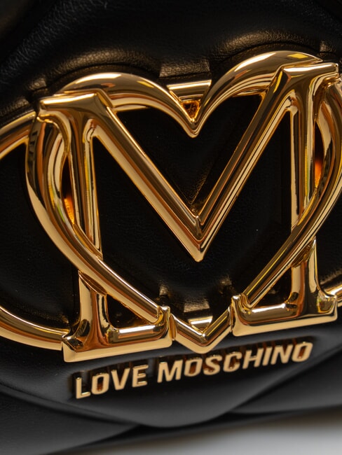 EMBOSSED Umhängetasche, mit Schultergurt Schwarz - Damentaschen