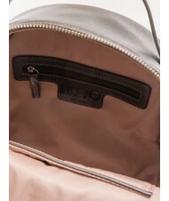 LIUJO MANHATTAN Mittelgroßer Rucksack mit geprägtem Logo Anthrazit met. - Damentaschen - 5