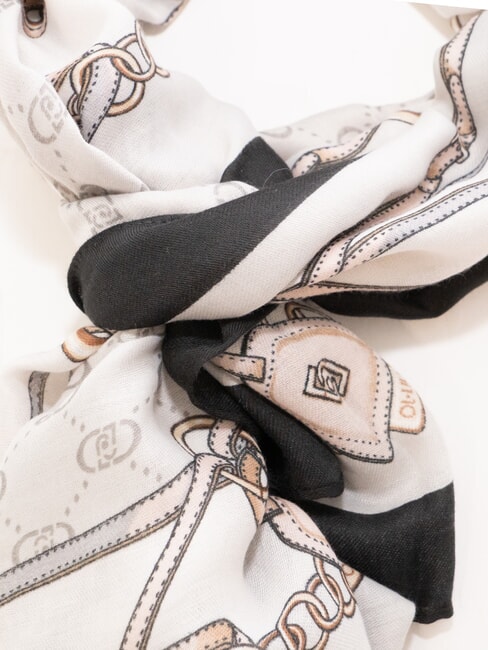 LOGO Stola mit Aufdruck Eisgrau - Schals