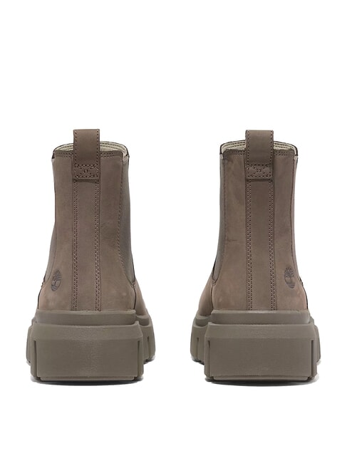 GREYFIELD Stiefeletten mittelbraunes Nubuk - Damenschuhe