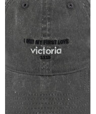 VICTORIA GORRA Damen-Baseballmütze aus Twill grau - Mützen/Hüte - 4