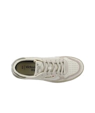 VICTORIA C80-URBAN Ledersneaker mit Vintage-Logo Creme - Damenschuhe - 5