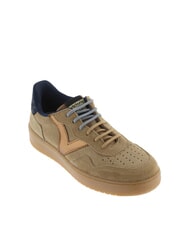 VICTORIA MADRID Wildleder-Sneaker mit karamellfarbener Sohle Beige - Damenschuhe - 3