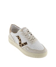 VICTORIA SEUL Damen-Sneaker mit Animalier-Logo Kamel - Damenschuhe - 3