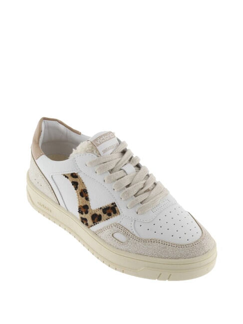 SEUL Damen-Sneaker mit Animalier-Logo Kamel - Damenschuhe