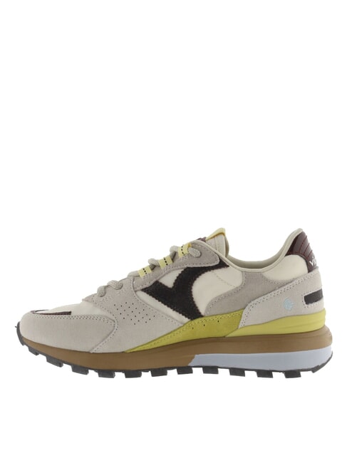 LUNA Laufsneaker mit gezackter Sohle Beige - Damenschuhe