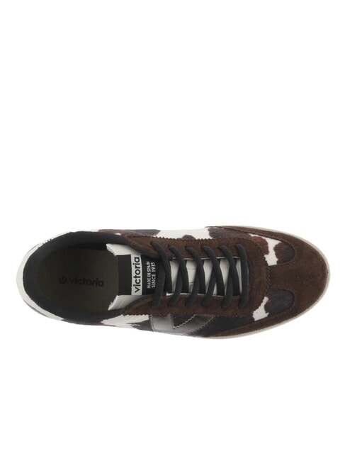 BERLIN Radsport-Sneaker mit Animal-Print Weiß - Damenschuhe