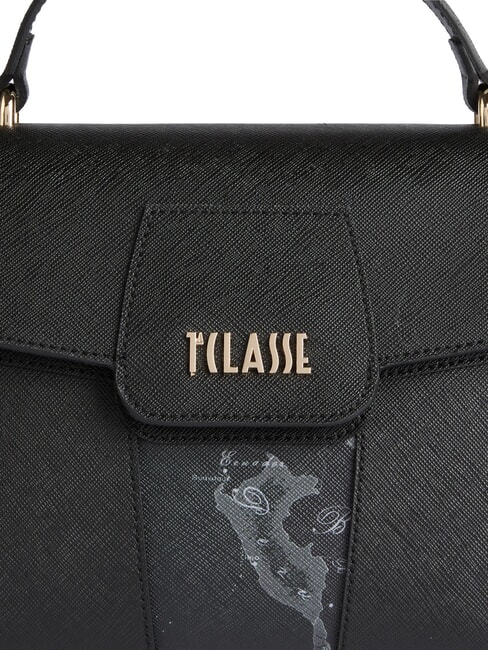 WINDY CITY Kleine Tasche mit Geo Dark-Einsatz Schwarz - Damentaschen