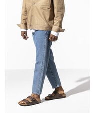 BIRKENSTOCK ARIZONA BIRKO FLOR Slipper-Sandale mit zwei Schnallen dunkelbraun - Schuhe Unisex - 7