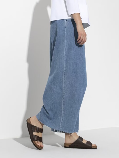 ARIZONA BIRKO FLOR Slipper-Sandale mit zwei Schnallen dunkelbraun - Schuhe Unisex