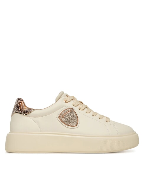 VENUS Turnschuhe Creme/Python - Damenschuhe