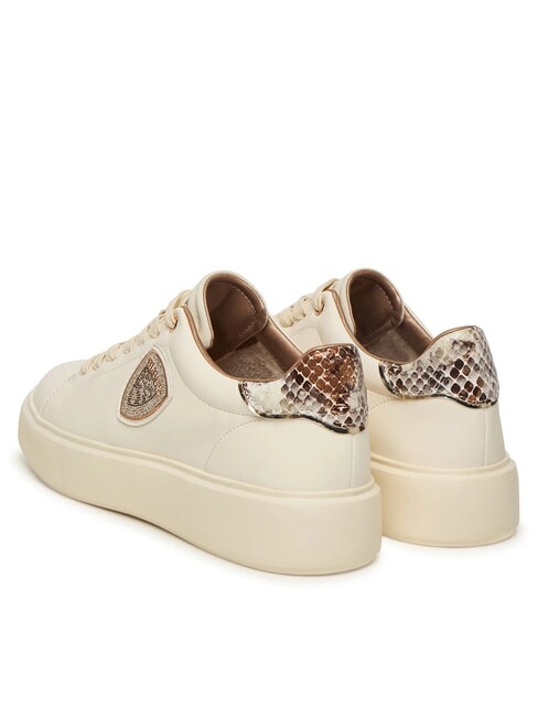 VENUS Turnschuhe Creme/Python - Damenschuhe