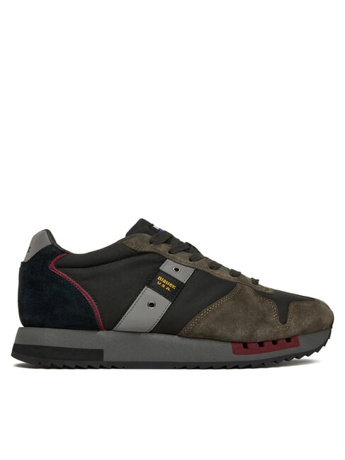 QUEENS  Herren-Sneaker schwarz/milit&auml;risch - Herrenschuhe