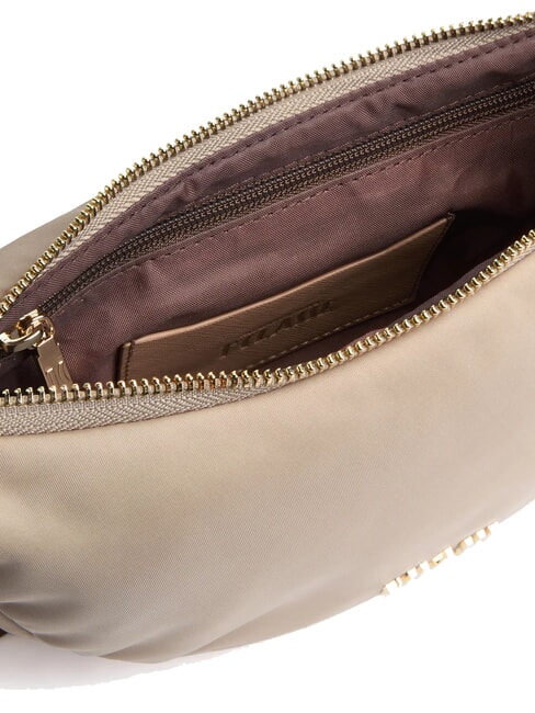 PUFFY NYLON Mini-Halbmond-Umhängetasche greige - Damentaschen