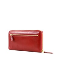 THE BRIDGE STORY DONNA Große Lederbrieftasche mit Rundum-Reißverschluss Johannisbeere / Gold - Brieftaschen Damen - 3