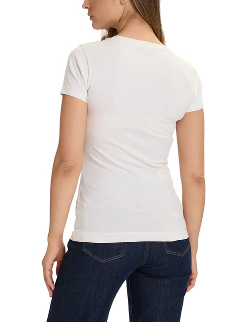 SS CN PEONY TRIANGLE Kurzarm-T-Shirt mit Aufdruck gedämpfter Stein - T-Shirts und Tops für Damen