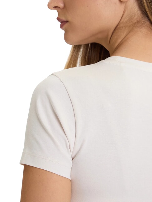 SS CN PEONY TRIANGLE Kurzarm-T-Shirt mit Aufdruck gedämpfter Stein - T-Shirts und Tops für Damen