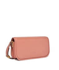 PINKO LOVE BOX Umhängetasche aus Leder Aragonbraun-Antikgold - Damentaschen - 2