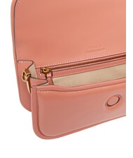 PINKO LOVE BOX Umhängetasche aus Leder Aragonbraun-Antikgold - Damentaschen - 3